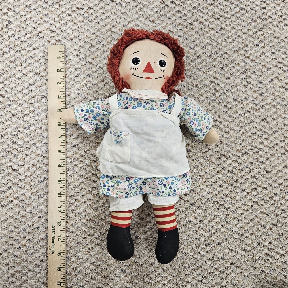VTG‎ - Raggedy Ann Doll - Knickerbocker - 1971 - All Original Including Clothes